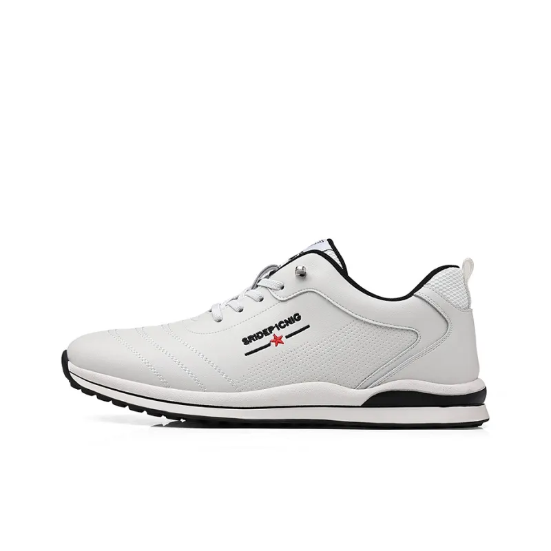 EGCHI Casual Shoes Men Mid Top Black/White-7