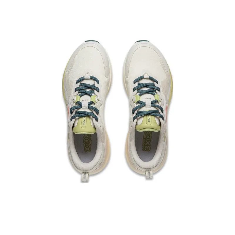 LiNing Cushioning Breathable Low Top Running Shoes Women's Pearl White-3