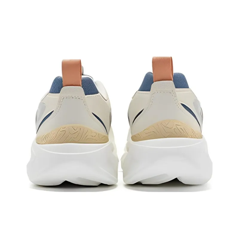 XTEP Slip Resistant, Abrasion Resistant, Breathable Low Top Sports Casual Shoes Men's Sail White, Tea White, Deep Blue-3