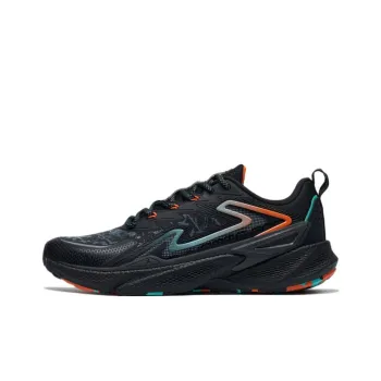 XTEP Cushioned Wear Resistant Lightweight Low Top Running Shoes Men's Black Marmalade Color