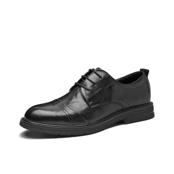 SEPTWOLVES Brock Leather Shoes Dress Shoes Men's Black