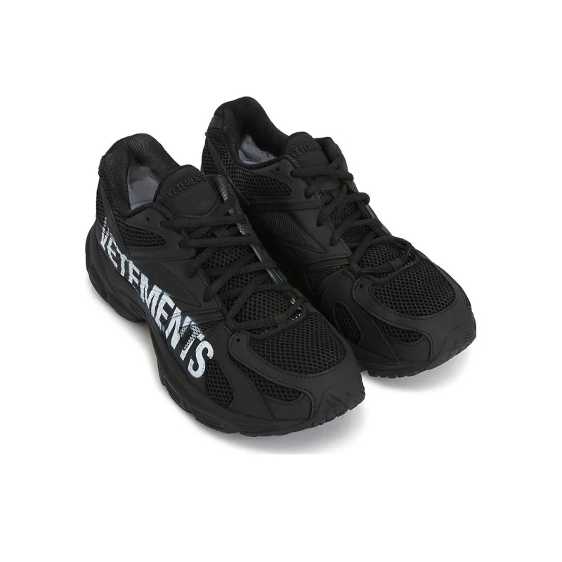 Vetements Low-Top Sports Casual Shoes Unisex Black-2