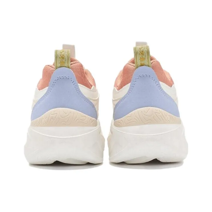 XTEP Mibian Durable Breathable Low-Top Sports Casual Shoes Women's Sail White Ivory Powder-6