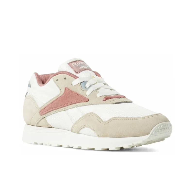 Reebok Rapide Durable Breathable Low-Top Running Shoes Women's White Brown-2