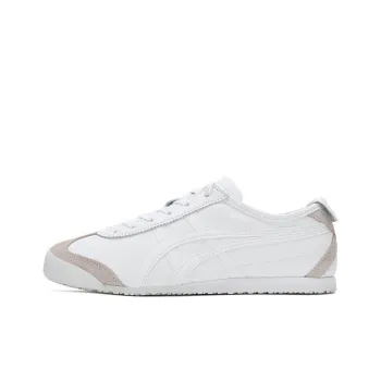 Onitsuka Tiger MEXICO 66 Anti-Slip Wear-Resistant Low-Top Casual Shoes Unisex White Brown