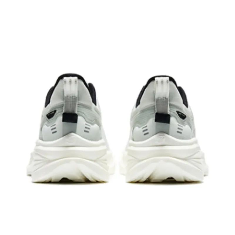 Erke Anti Slip Wear Resistant Low Top Running Shoes Men's Gray Black-4