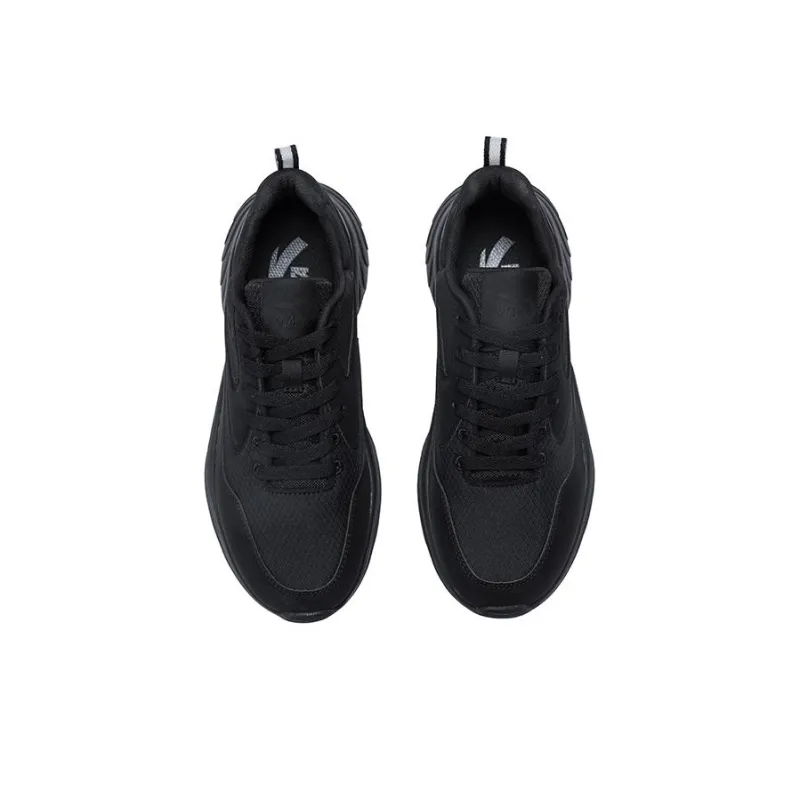 Anta Cushioning Wear Resistant Low Top Casual Shoes Women's Black-2