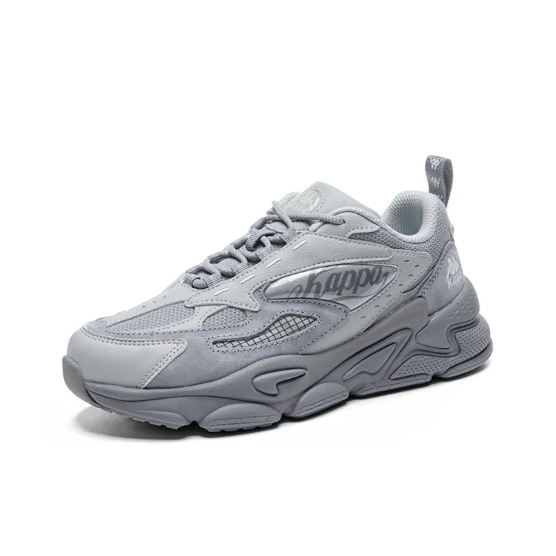 Kappa Series Chunky Sneakers Unisex Low Top Mineral Gray-2