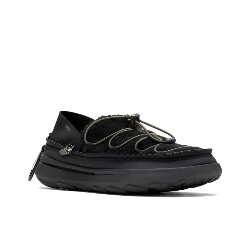 MERRELL Women's Hut Moc 2 Packable Fleece 1TRL 'Black Olive'-3