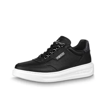 LOUIS VUITTON Beverly Hills Sneakers 'Black With White Logo'