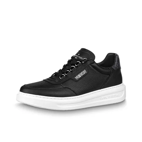 LOUIS VUITTON Beverly Hills Sneakers 'Black With White Logo'