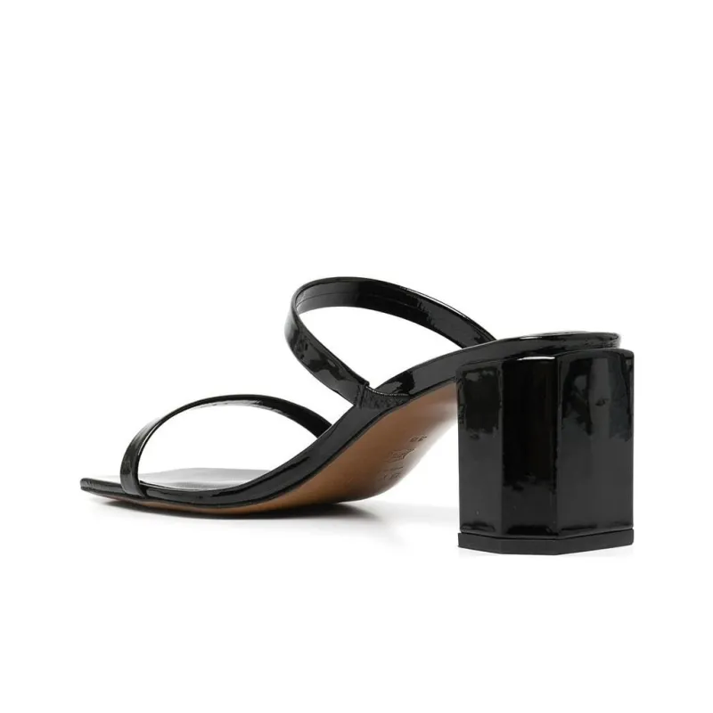 By Far Tanya Patent Leather Sandals-3
