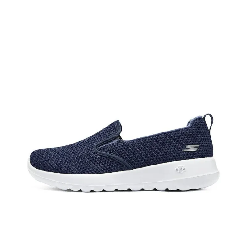 Skechers Anti Slip And Wear Resistant Warm Low Top Casual Shoes Women's Blue Gray-0