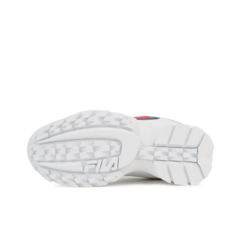 FILA Women's Disruptor 2 'White Navy Red'-6