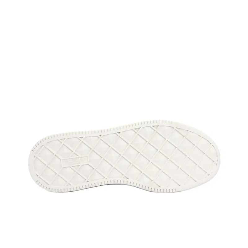 Valentino Rockstud Low Top Stylish Skateboarding Shoes Women's White Purple-6