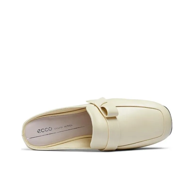Ecco Annie Square Toe Collection Stylish Sandals Women's Straw Yellow-3
