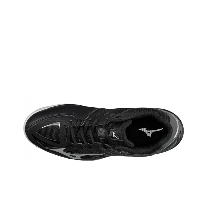 Mizuno Thunder Blade 2 Anti Slip Wear Resistant Mid Top Volleyball Shoes Gray Black White-2