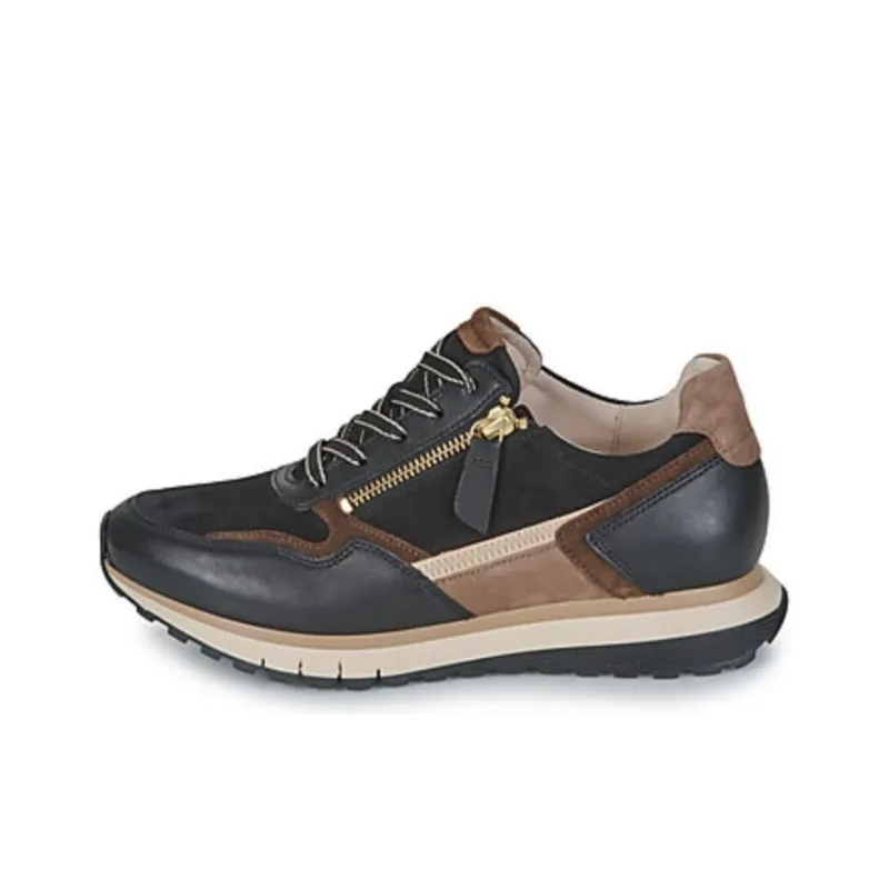 Gabor Low Top Casual Shoes Women's Black-0