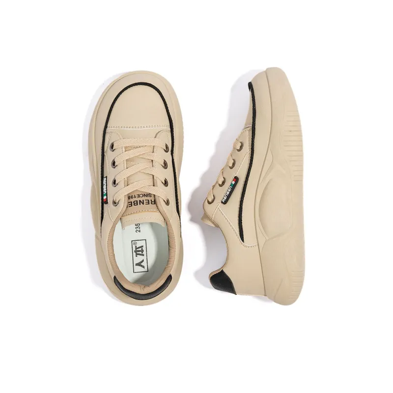 Humanism 1986 Thermal Height Increasing Lightweight Low Top Casual Shoes Women's-20