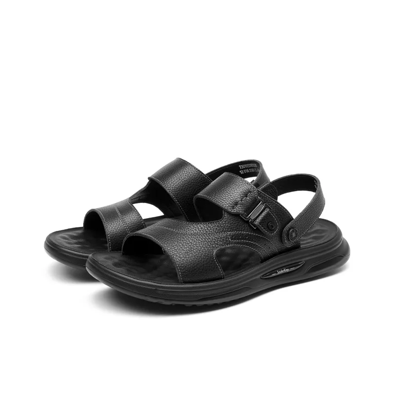 Spider King Beach Sandals Black-1