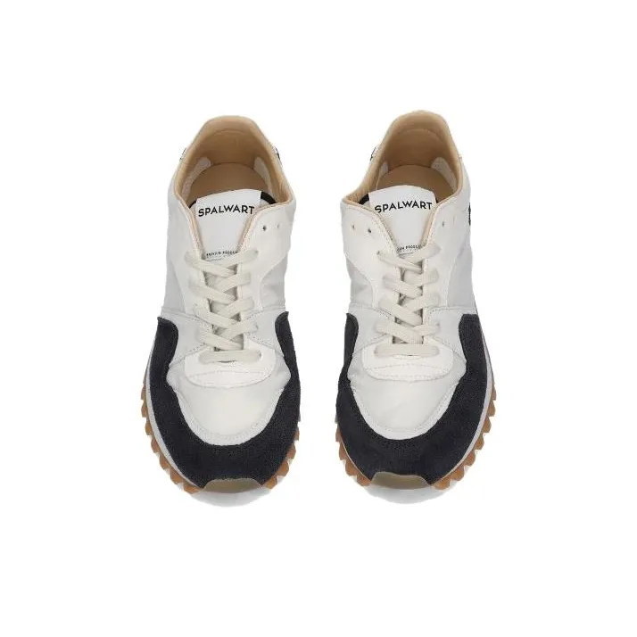 SPALWART Marathon Trail Slip Resistant Low Top Casual Shoes Unisex Gray White-4