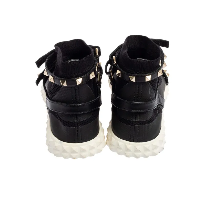 Valentino Casual Shoes Women's Mid Top Black-4