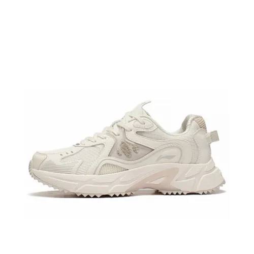 LINING Running Shoes Women's Low-Top Off-White/Moonlight Gray