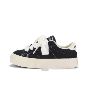 Binya Durable Cushioning Low-Top Skateboard Shoes Women's Black