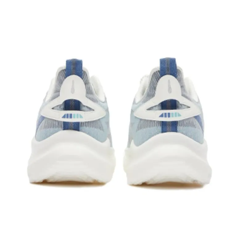 Erke Cushioned Anti-Slip Wear-Resistant Breathable Lightweight Low-Top Casual Running Shoes Men's Blue-3