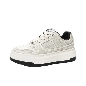 Joshua Figure Lightweight Low-Top Skateboard Shoes Women's Blue And White Porcelain