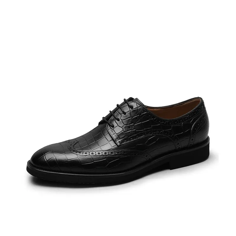 GOLDLION Dress Shoes Men's Black-0
