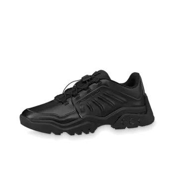 LOUIS VUITTON Millenium Low Top Casual Shoes Men's Black Warrior
