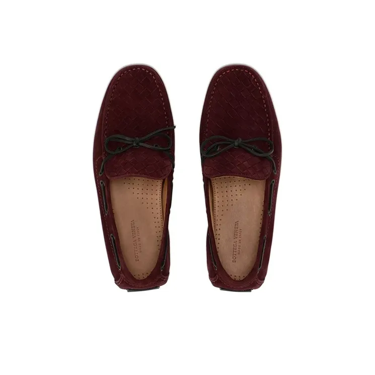 Bottega Veneta Casual Shoes Men's Burgundy-3