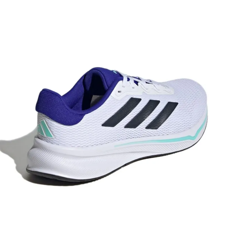 Adidas Response Anti Slip Wear Resistant Low Top Running Shoes Men's White-2