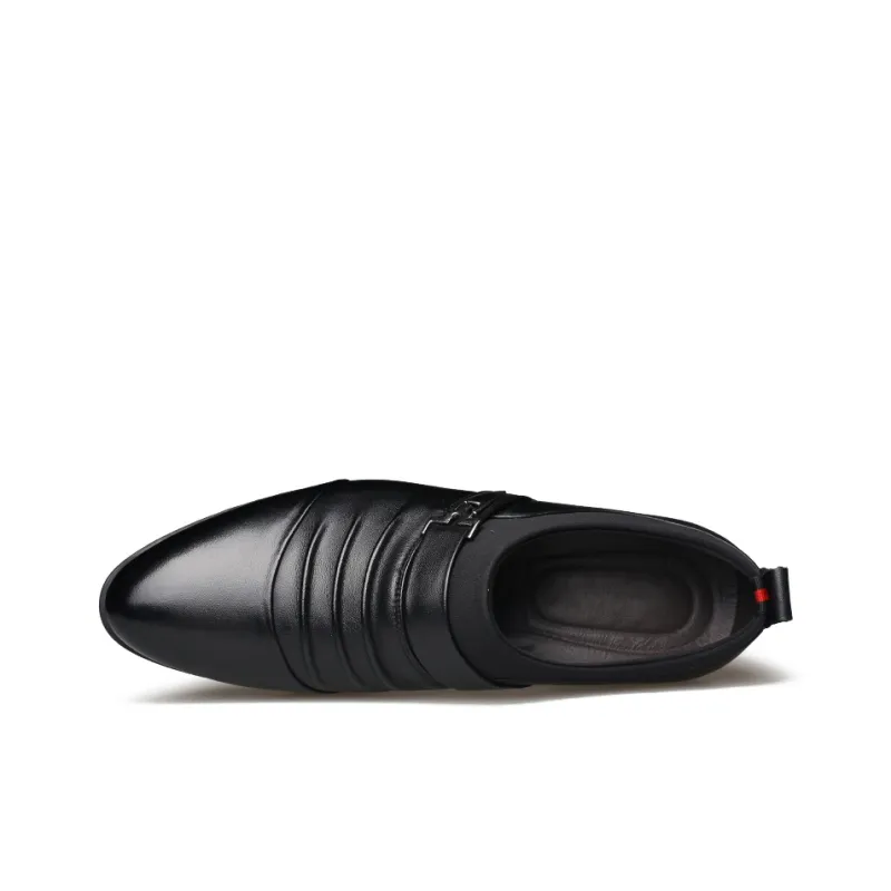 Bindu Dress Shoes Men Low Top Black/Brown-2
