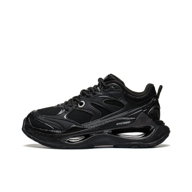 LiNing Beyond Durable Breathable Low Top Casual Shoes Women's Black-0