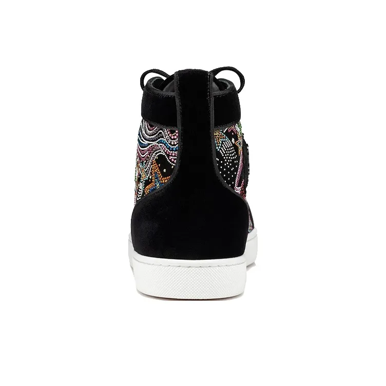 CL LUBOTING Hot Chick Starlight Stylish Skateboarding Shoes Men's Multicolor-2
