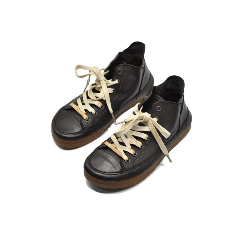 ARTMU High-Top Sports Casual Shoes Women's Black Brown-15