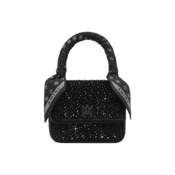 AMIRI Leather Handbag Regular Women's Black