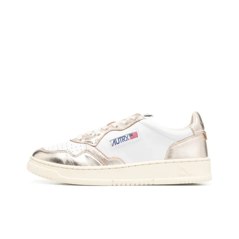 AUTRY Medalist Low Bicolor 'White Platinum'-0