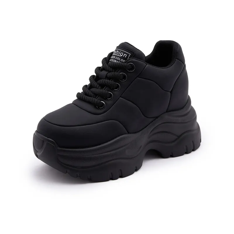 Milan Love Song Wear-Resistant Lightweight Height Increasing Low-Top Casual Shoes Women's-0
