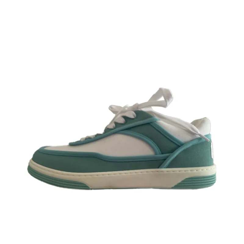 CHANEL Low Top Stylish Skateboarding Shoes Women's Green-0