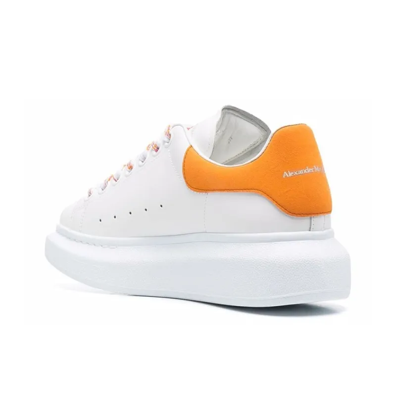 Alexander McQueen Oversized Sneaker 'Orange Suede' Women's-4