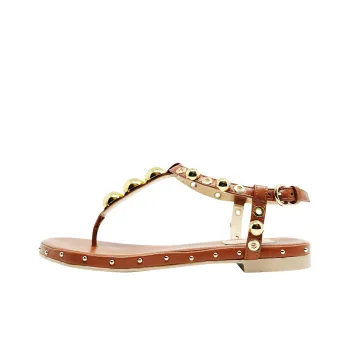 AGL Studded T bar Strap Sandals Women's