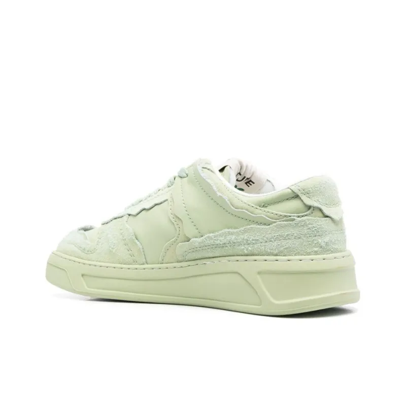 MSGM Wear-Resistant Low-Top Skateboard Shoes Men's Mint Green-4