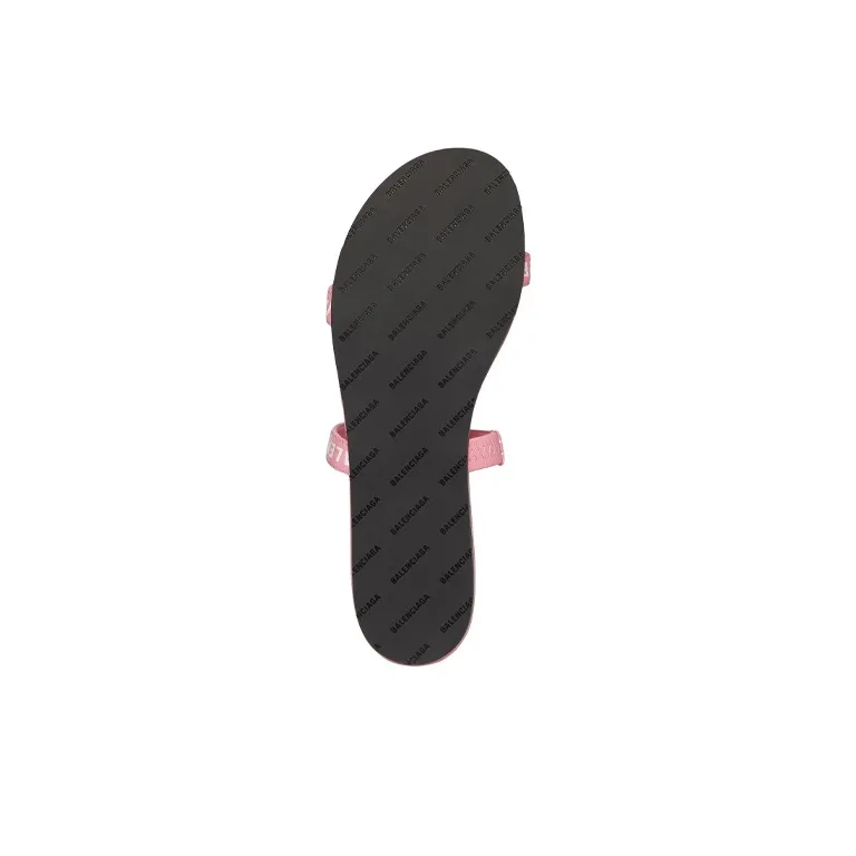 Balenciaga Double Logo-strap Slides-4