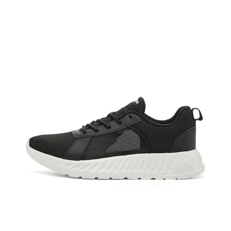 Kappa Slip Resistant, Abrasion Resistant, Breathable Low Top Running Shoes Unisex Black-0