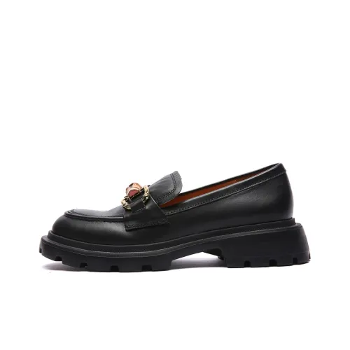 PACO GIL Loafers Women's Low-Top Black