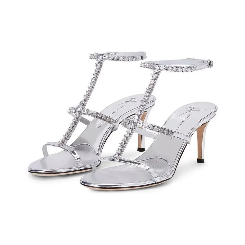Giuseppe Zanotti Crystal Embellishment High heeled Sandals-3