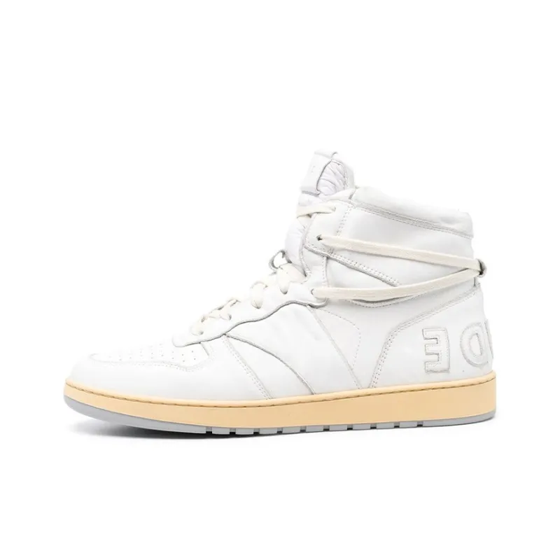 RHUDE Leather Panelled Sneakers-0